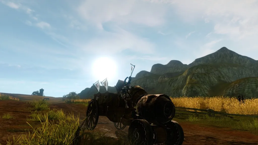 My first ride in my most expensive creation so far, the Farm Cart.