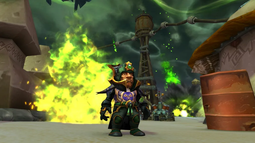 Little Mage fending off Fel invasions.