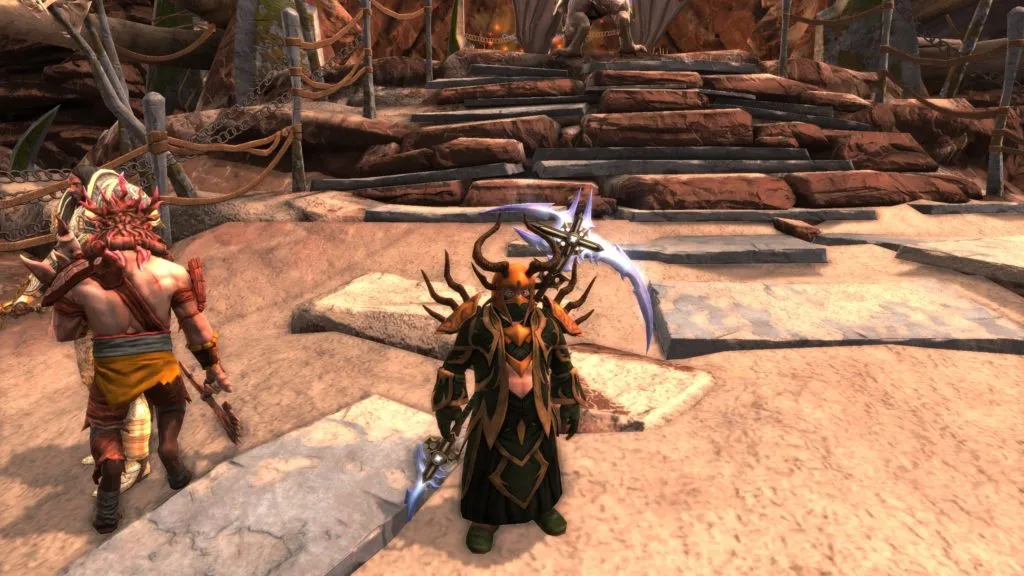 Yeah, they thought this was a good look for a high level dwarf mage.