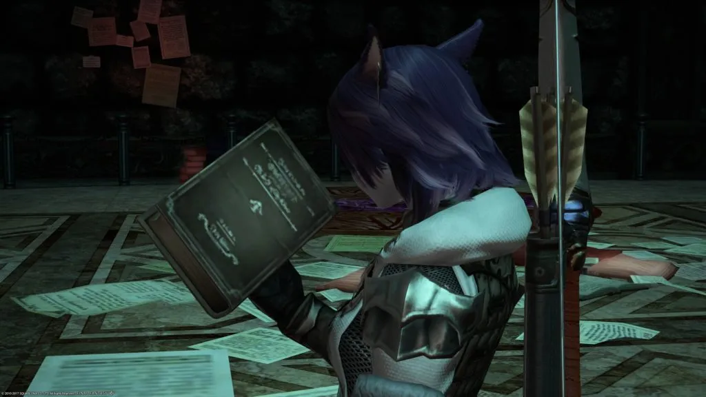 The grumpy old witch left her book in a library filled with monsters and elevator music.