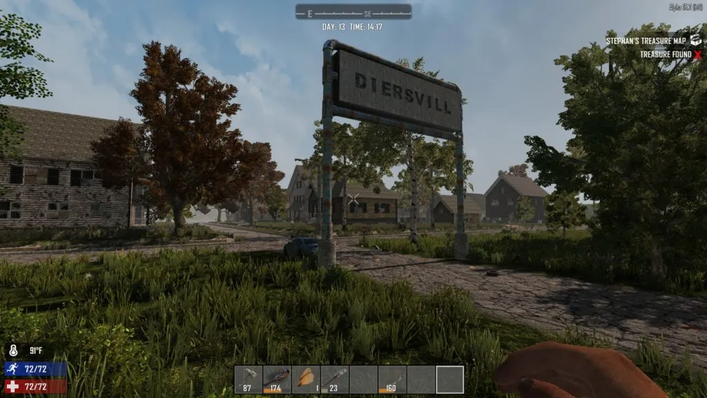 Welcome to Diersville which is apparently too poor to afford an &lsquo;E&rsquo; for their sign.