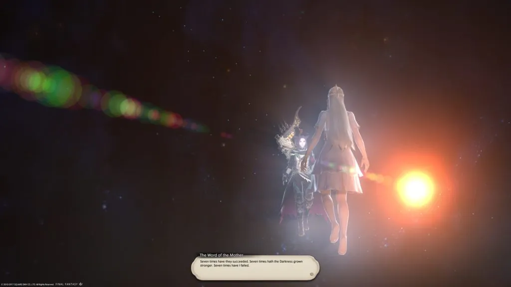 The folks of Eorzea have mastered space travel, too.