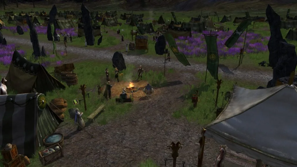 "Level 95 Camp" as I call it. Oh LotRO. Your primitive screenshot capabilities are so quaint.