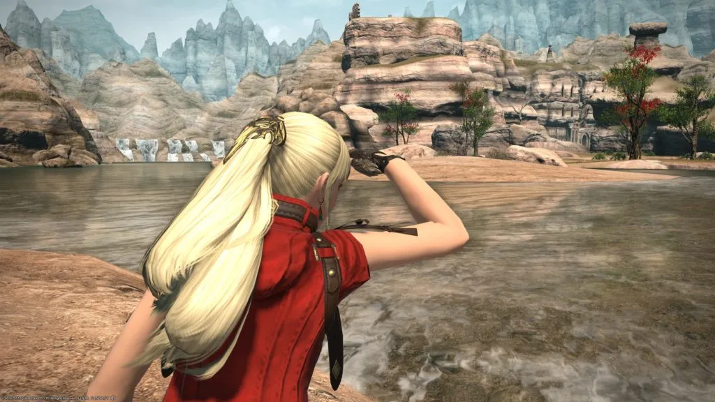 Lyse leads the way into her homeland.