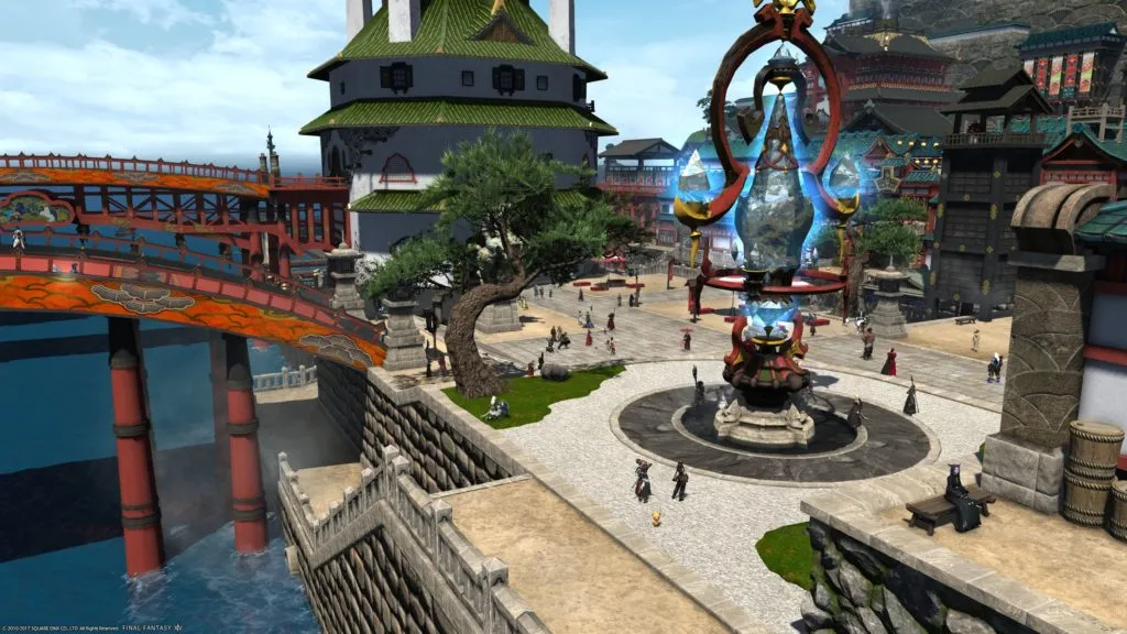 Relaxing back in Kugane after an especially serious storyline.