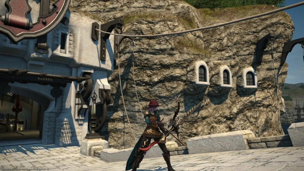 Many of the bows in Stormblood appear to be medieval torture devices. This one has a saw blade on it!!