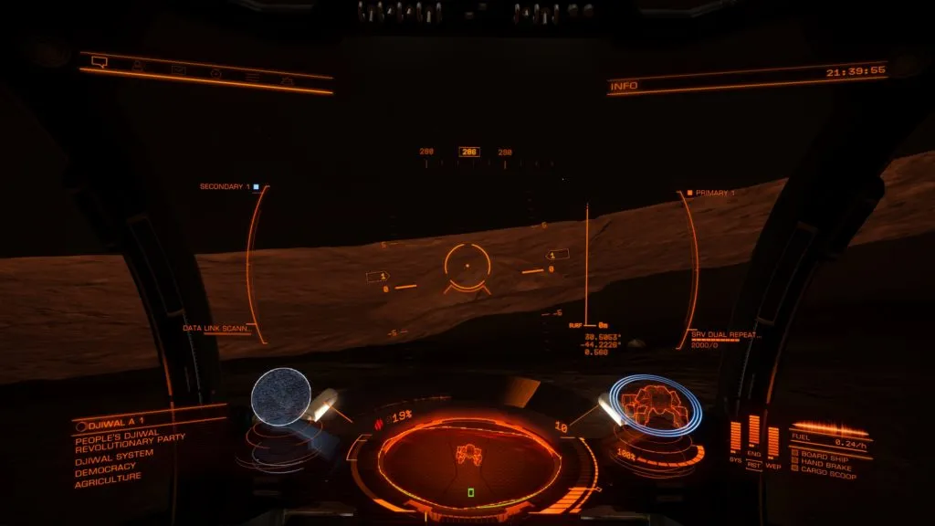 Driving in the RSV looks and feels pretty similar to flying your ship.