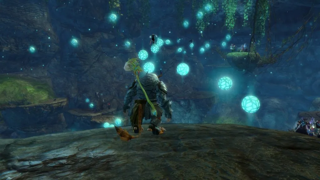 This GW2 jumping puzzle is not fun. Also, jumping puzzles seem harder as a Charr.