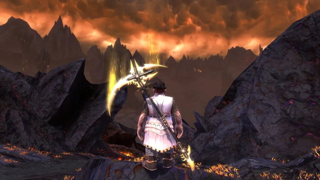 Looking longingly at the place where level 69 players-or patrons-can go.
