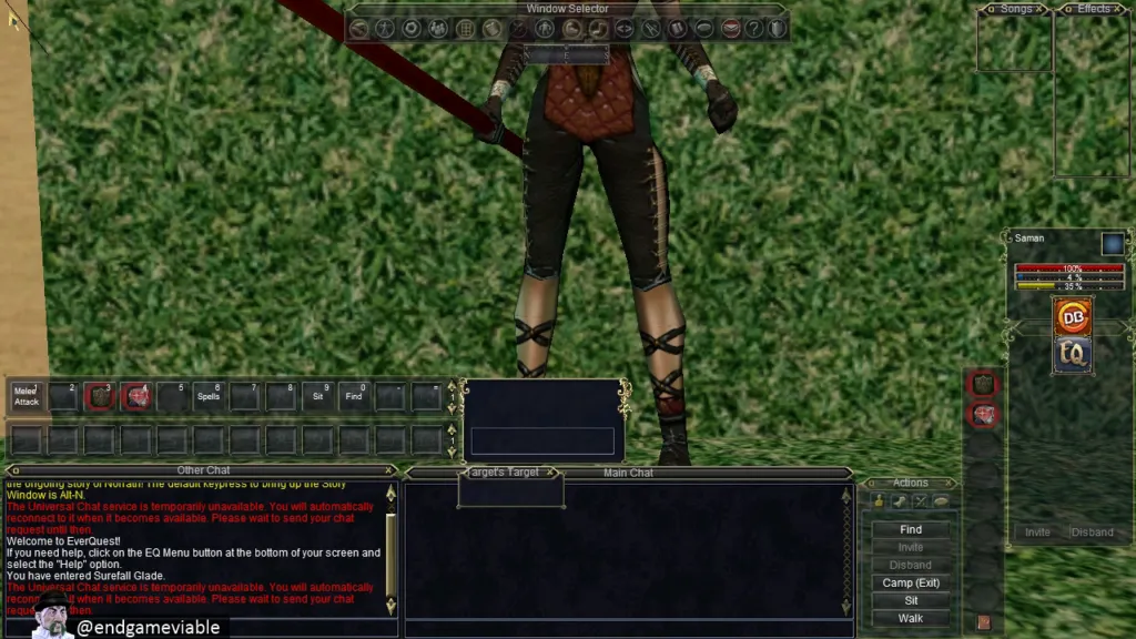 This was my first moment in EverQuest-staring at somebody&rsquo;s crotch. That crotch is Te&rsquo;Anara.
