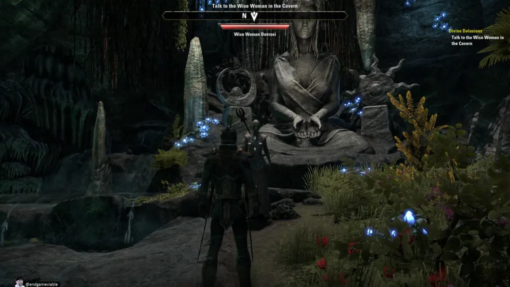 Cavern of the Incarnate from Elder Scrolls Online, where we spent about five minutes.