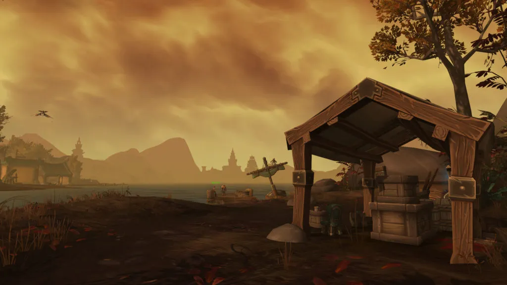 Drustvar, the brown zone … for a few steps, until the lighting changes.