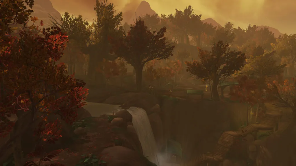 The forests of Drustvar, after the nuclear devastation that poisoned the atmosphere.