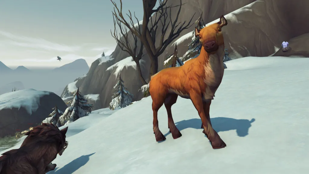 This vaguely terrifying creature was called a "mountain doe." That doesn&rsquo;t look like any doe *I&rsquo;ve* ever seen. Except maybe in my nightmares.