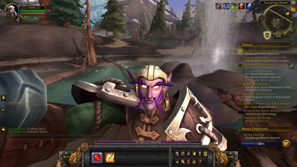 One mindless quest involved taking SELFIEs. Thankfully they lend you the camera because I don&rsquo;t have one. It&rsquo;s somewhat baffling to me that the game doesn&rsquo;t also take a screenshot at the same time you click the camera shutter.