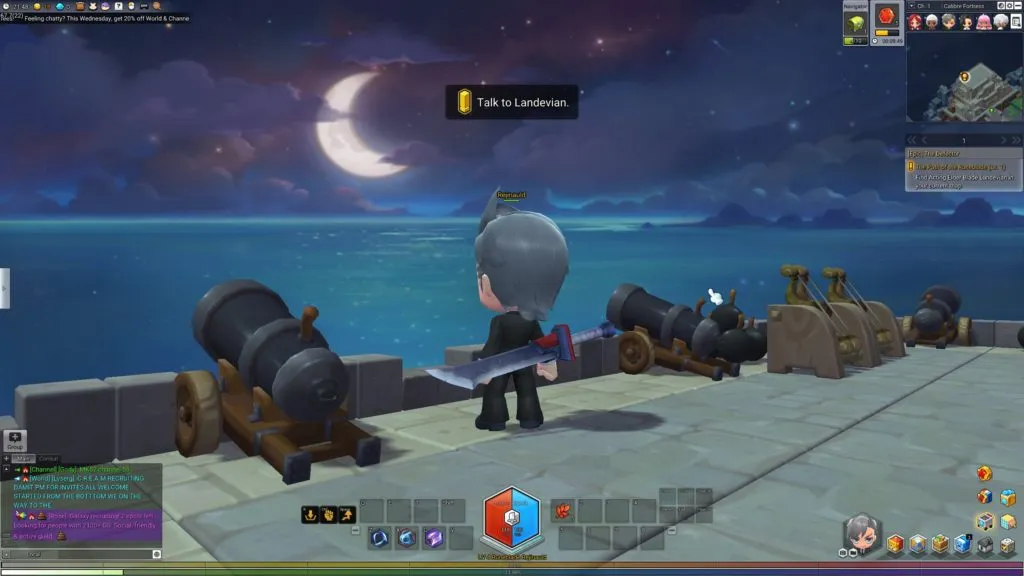 The tutorial maps were so small, there was nowhere to explore, but this was a cool spot.