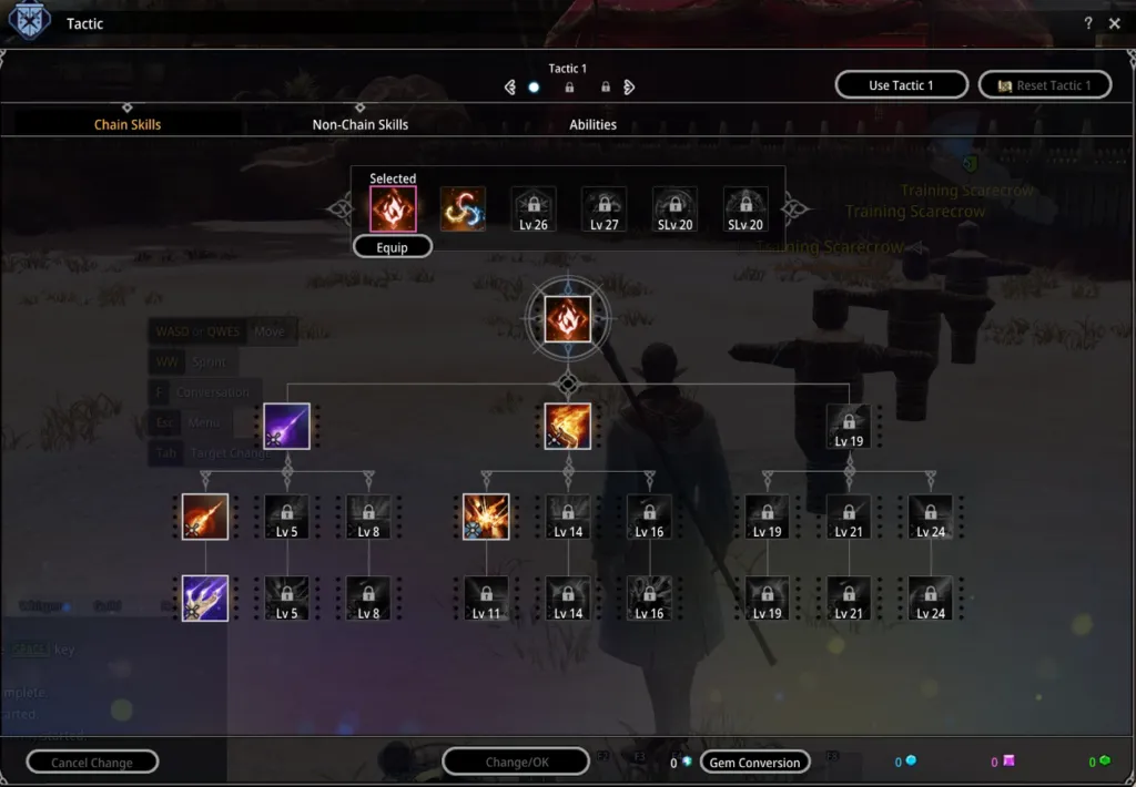 The dreaded, inexplicable Tactics window.