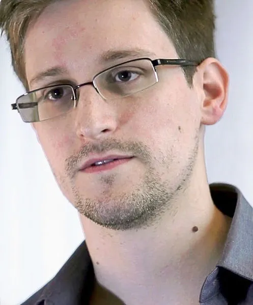 Edward Snowden, NSA whistle-blower. From Wikimedia Commons.